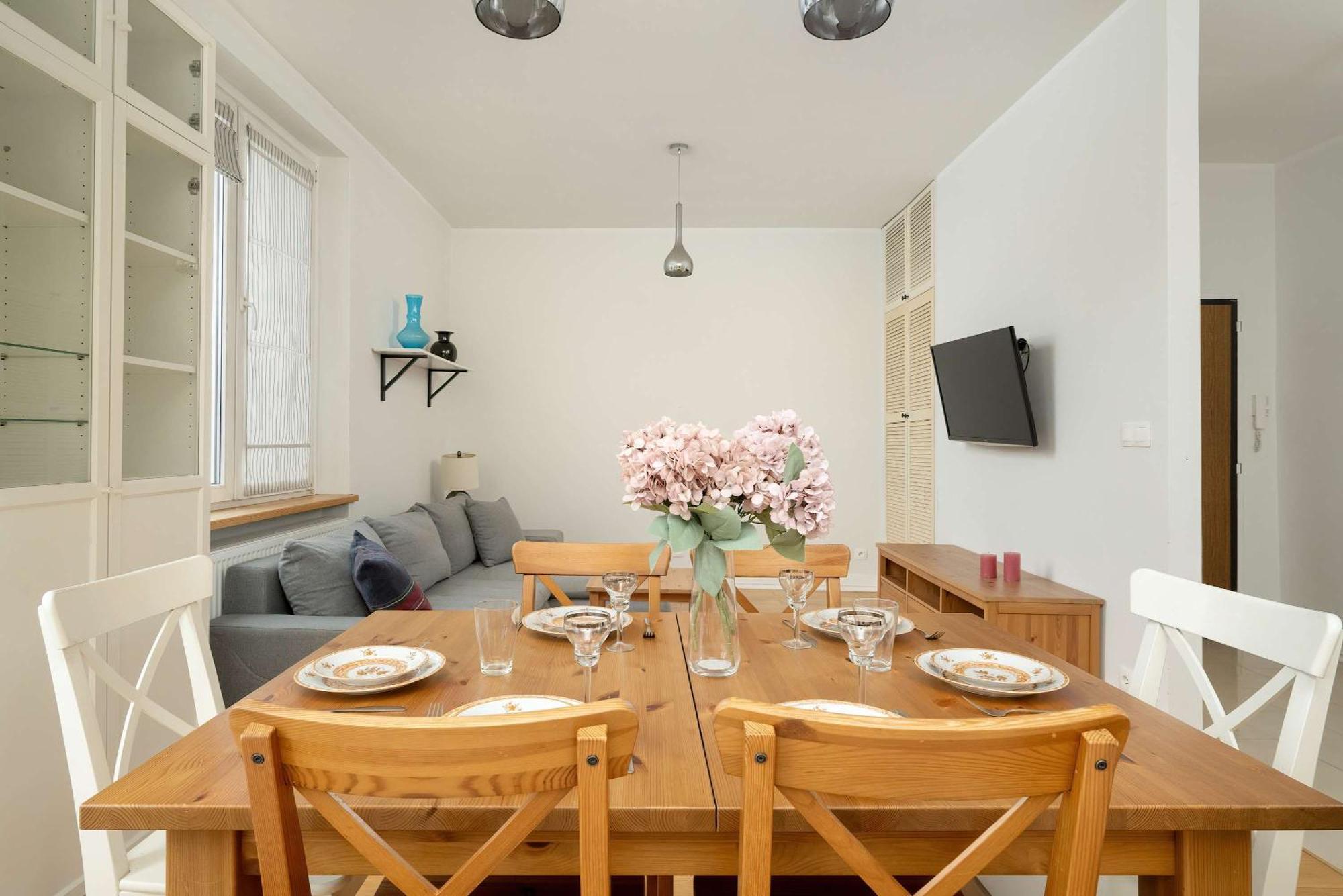 Pawlowa Stylish Apartment With Balcony & Home Office Wroclaw By Noclegi Renters Exterior photo